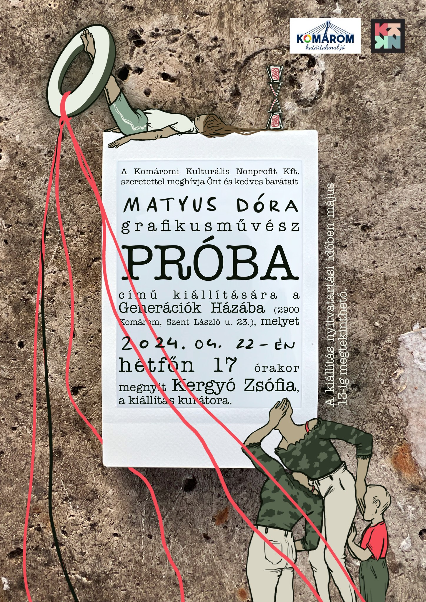 Matyus Dóra grafikusművész kiállítása 04.22.